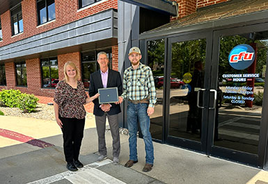 CFU 2024 Scholarship Recipients Paige Steffen and Josep